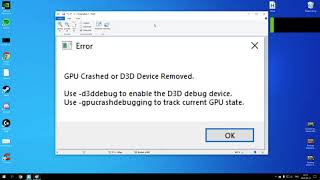 Fortnite gpu crashed or d3d device removed fix