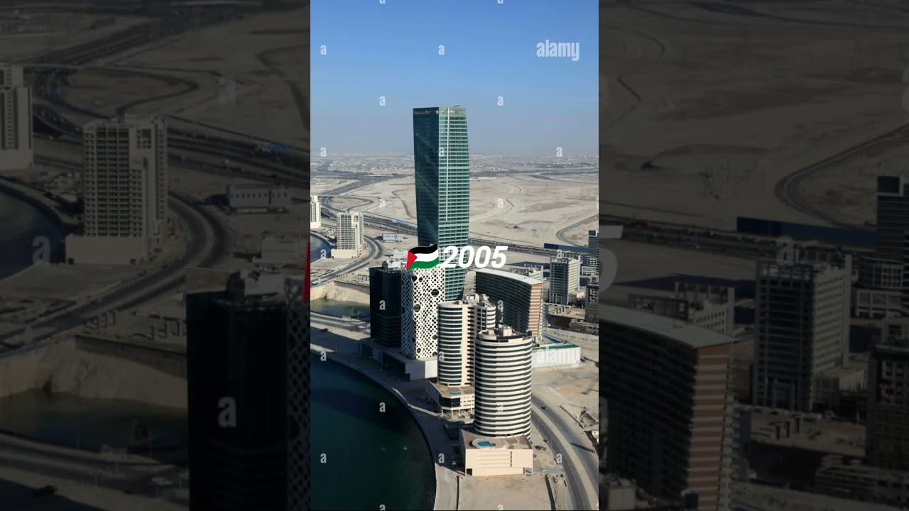 Evolution of dubai - dubai 2005 vs 2024