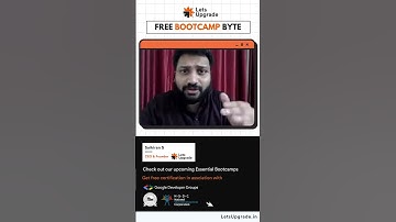 BECOMING TOPPER IS NOT END GOAL  | LetsUpgrade FREE Bootcamp Byte 🔥