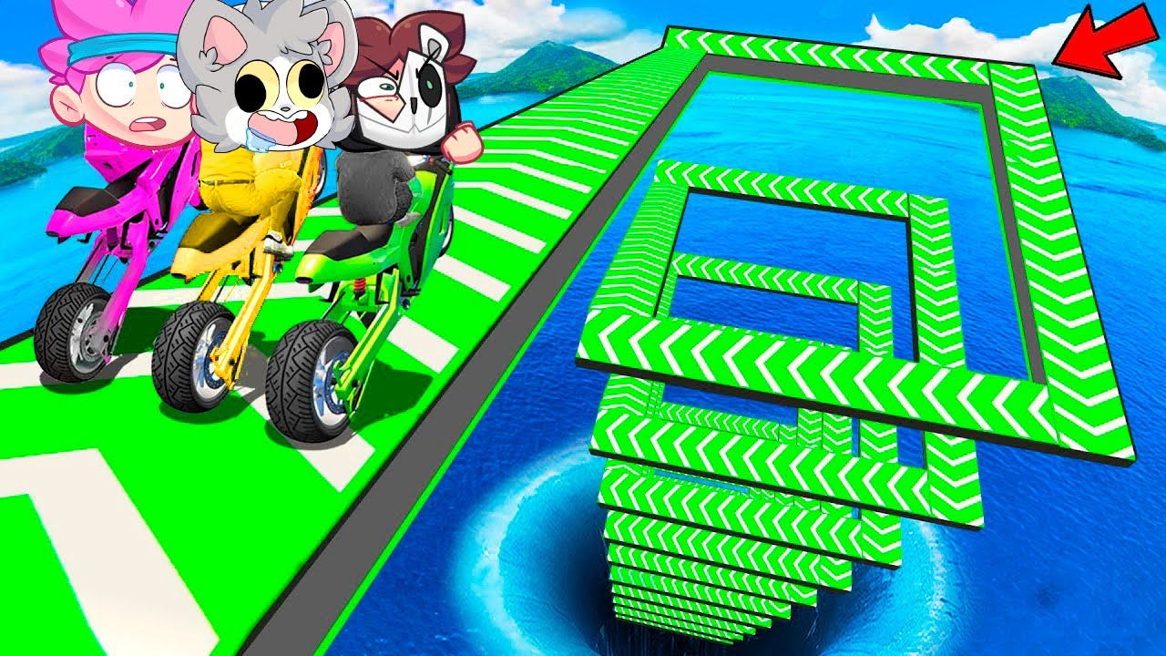 INVICTOR vs LA MEGA RAMPA 100% IMPOSIBLE en GTA 5 😂 INVICTOR