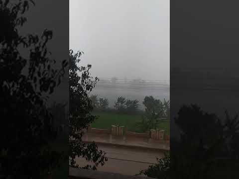 امطار غزيرة والربق والرعد فى دمياط وتحذير من سوء الطقس