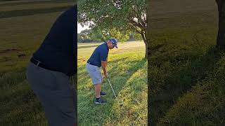 Inventing shots nobody asked for.#golf #approachshot #punchshot #lowballflight#shotshaping #recovery