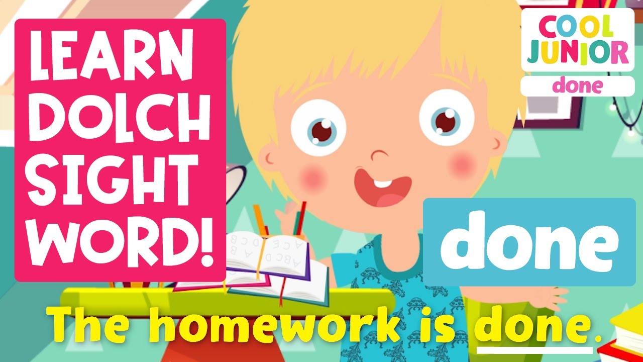 Phonics | Sight Words Songs! | Sight Word “done” (Level 5A-7) | by