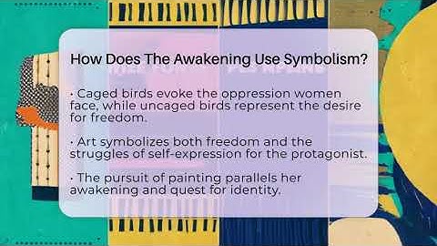 How Does The Awakening Use Symbolism? - The Prose Path