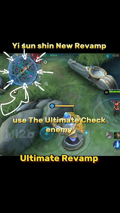 Yi sun shin New Ultimate Revamp Tutorial Mobile legends #ml2b #revamp #tutorial #shorts #yisunshin