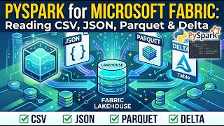 PySpark for Microsoft Fabric: Reading CSV, JSON, Parquet & Delta