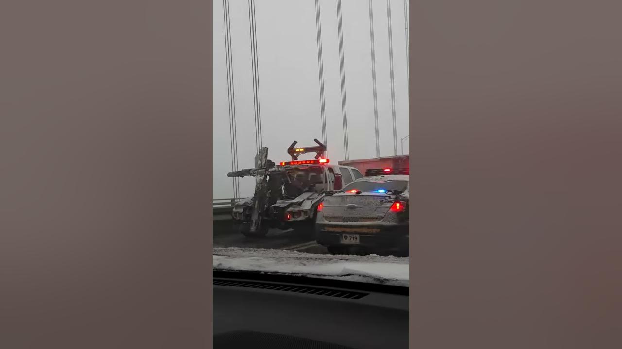 Verrazano Narrows Bridge accident today YouTube