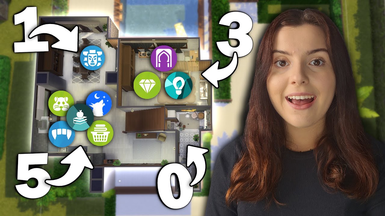 LOSUJĘ ILOŚĆ DODATKÓW DO KAŻDEGO POMIESZCZENIA W THE SIMS 4!