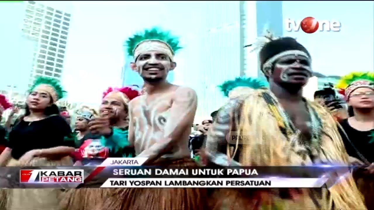 tv one live streaming free Seruan Damai, Ratusan Warga Papua Menari Yospan