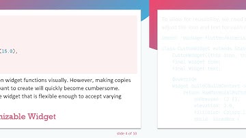 Creating a Reusable Custom Widget in Flutter