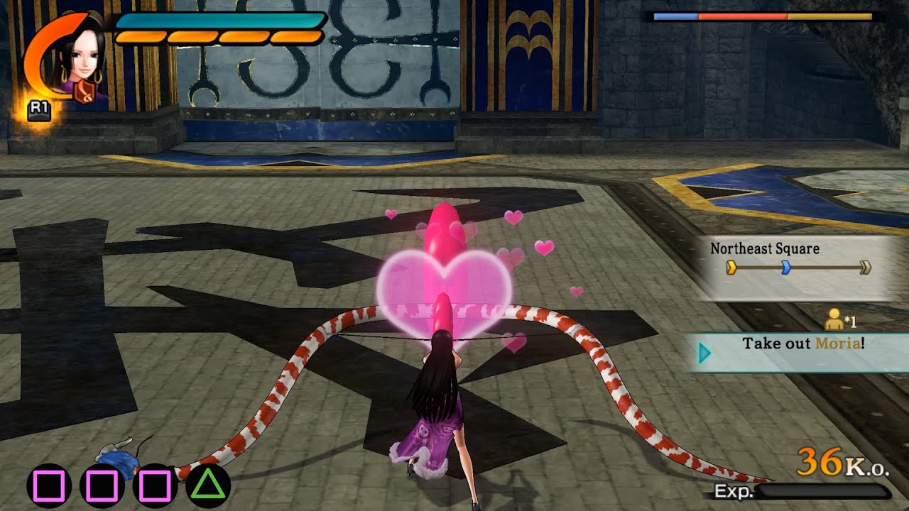 One Piece Pirate Warriors 2 - Boa Hancock Complete Moveset