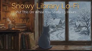 Snowy Library Lo-Fi · Put This On While You Study · 3 Hours screenshot 5
