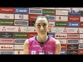 RAPHAELA FOLIE | Post-match interview vs Scandicci