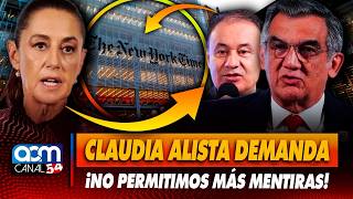 YA LA CANSARON Y CLAUDIA PREPARA DEMANDA CONTRA PERIÓDICO GRINGO POR TANTAS MENTIRAS!