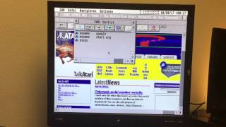 Atari Falcon CAB Web Browsing in 16Mhz!