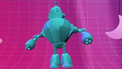 Robot painting in crayola create and play+ #applearcade #gameplay #crayola