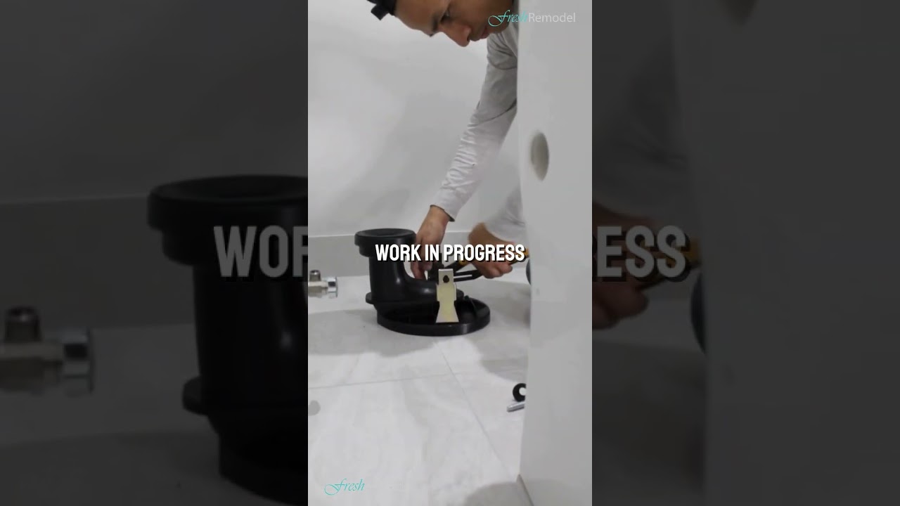 Bathroom transformation, watch our team work 