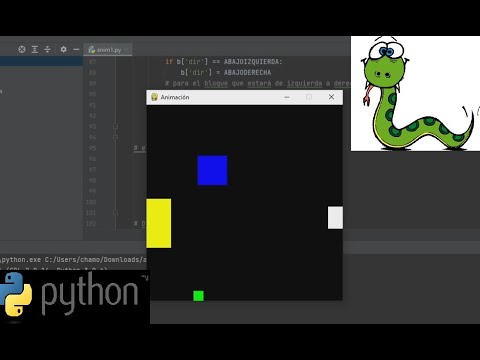 Como hacer una animación básica en Python 3.9 mediante la biblioteca pygame