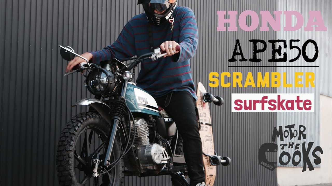 HONDA Ape50 エイプ50 カスタム スクランブラー VMX トラッカー エイプ50をスクランブラーにカスタムscrambler custom APE50 HONDA