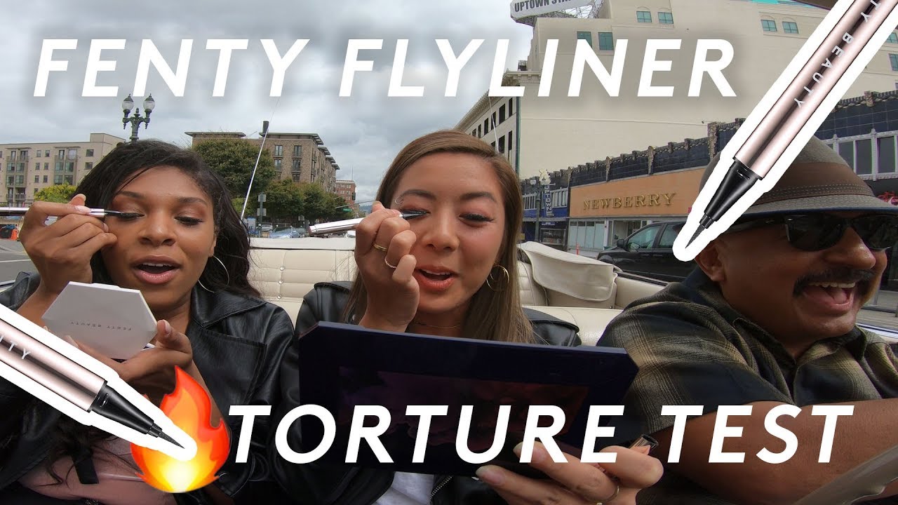 video FENTY BEAUTY Flyliner Longwear Liquid Eyeliner