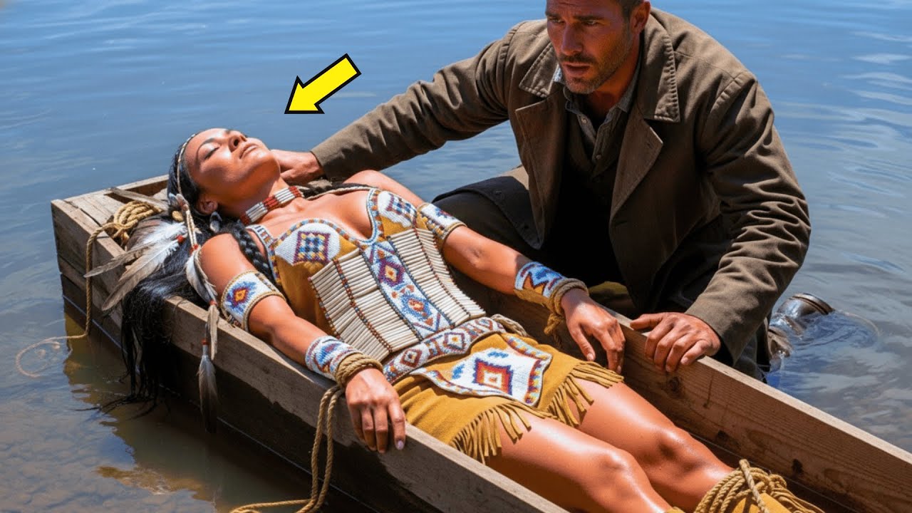 Sparaliżowana Apaczka wrzucona przez plemię do rzeki. Na ratunek przybył jej samotny kowboj.