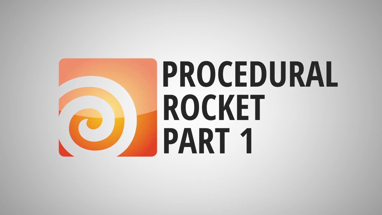 Houdini Procedural Modeling: Rocket Part 1 - YouTube