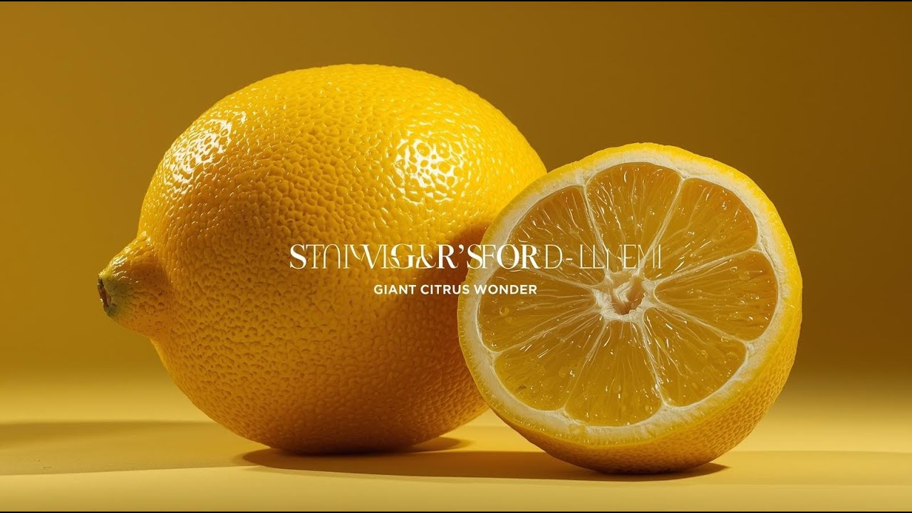 Ponderosa Lemon – The Giant Citrus Wonder with Unique Flavor