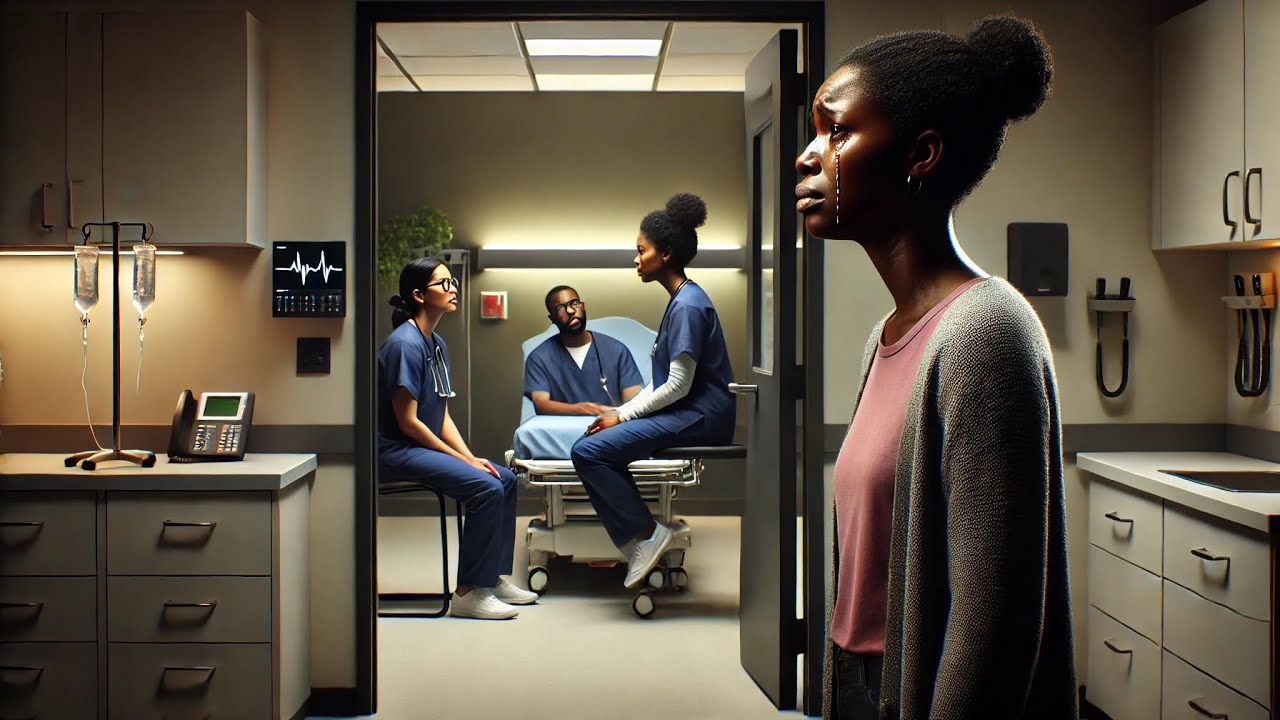 she froze when she heard two nurses talking in whispers after saying goodbye to her dying husband. 