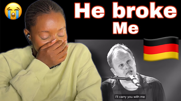 Reaction To HerbertGrönemeyer - Der Weg Live 2003