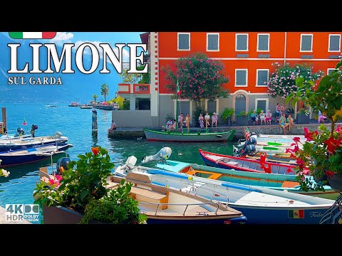 Limone Sul Garda, Italy 4K Walking Tour | This Italian Village Looks Too Beautiful to Be Real