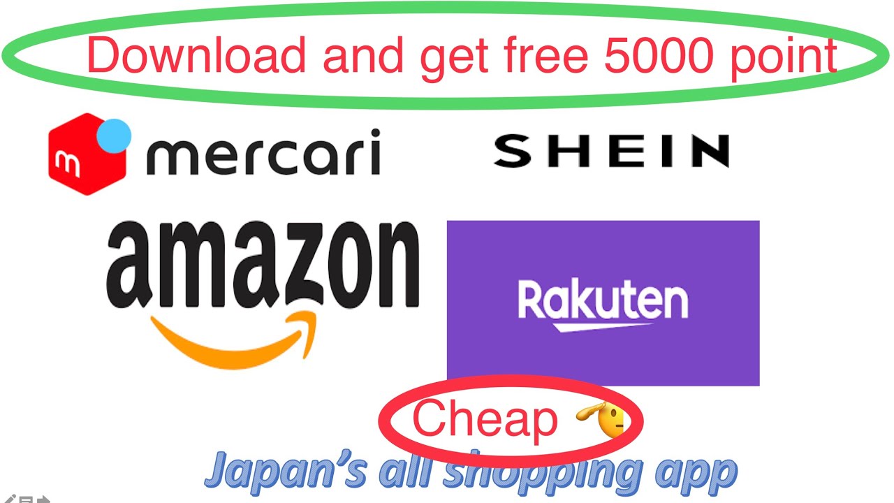 All cheap shopping app in japan download and get free pointजापान को