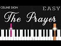 Celine Dion & Andrea Bocelli - The Prayer | EASY Piano Tutorial