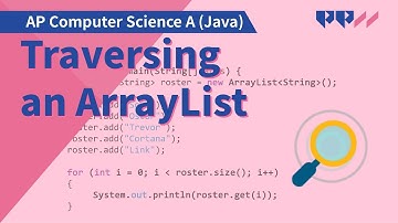 Arrays and ArrayLists: Traversing an ArrayList