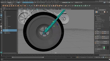 Motorcycle Fork Concept Art Modeling in Maya