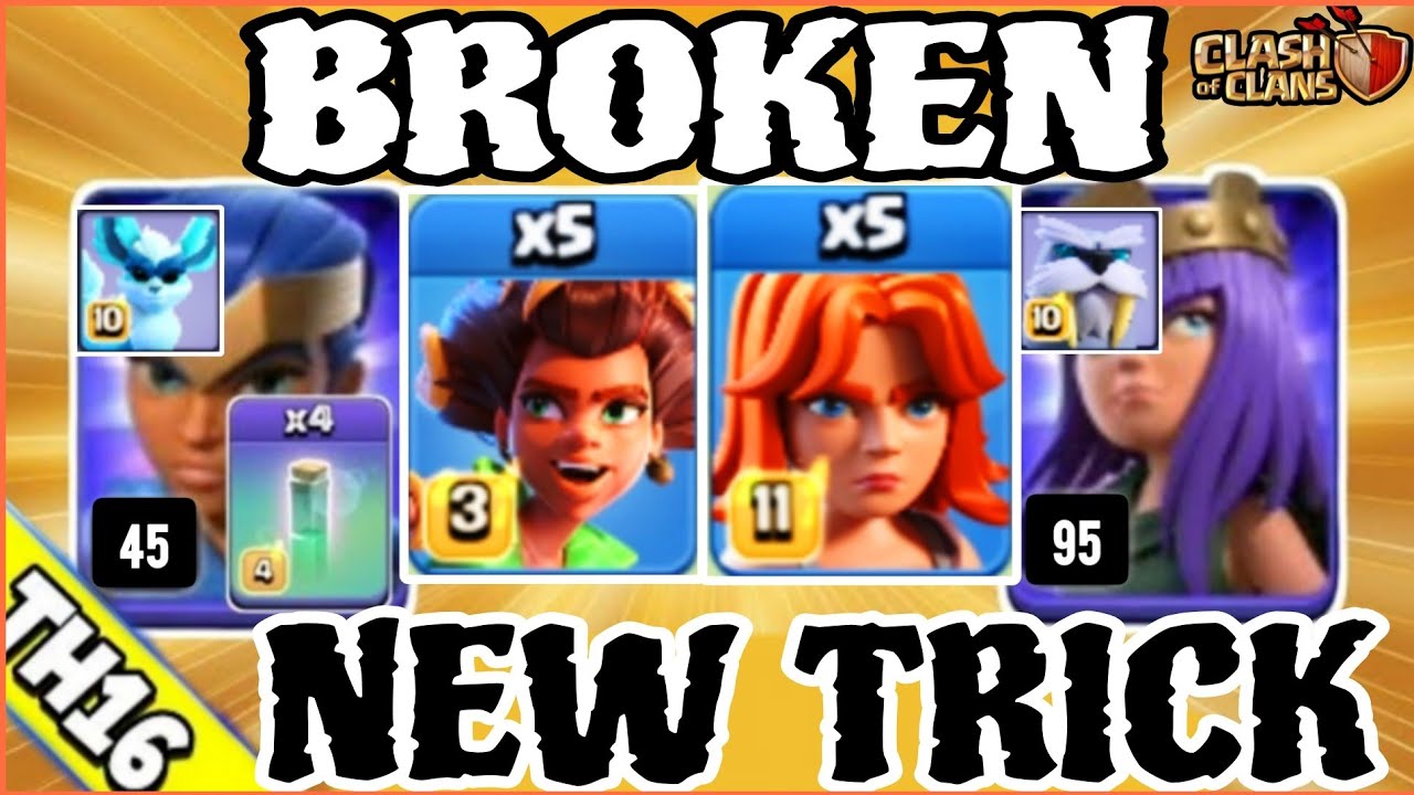 New Trick in Root Rider Valkyrie Attack Strategy || TH17 Attack ...