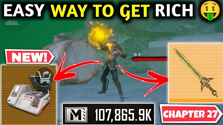 EASY WAY TO GET RICH 🤑 PUBG METRO ROYALE CHAPTER 27