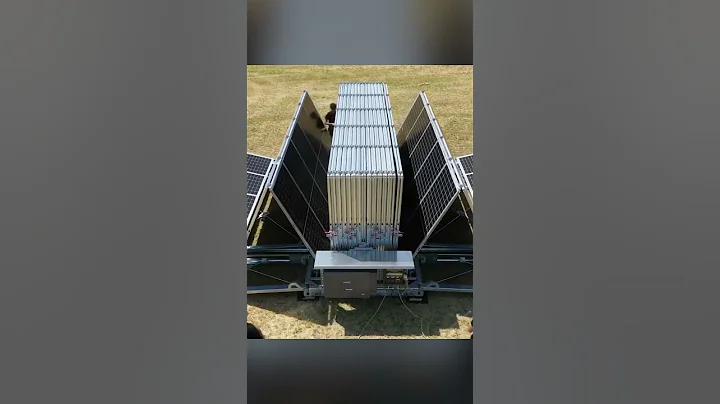 An entire solar farm can fit in a standard container