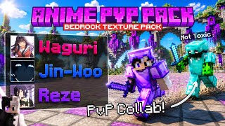 Best Anime Pvp Texture Pack Mcpe 1.26  | Pvp Texture Pack | Minecraft Bedrock