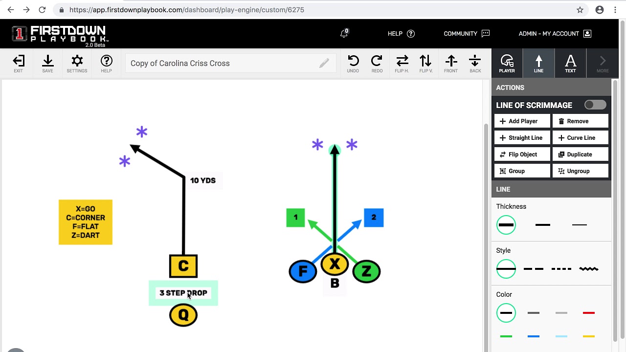 7v7 Flag Football Plays - 9 NFL Concepts - FirstDown PlayBook