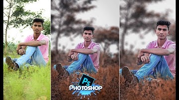 Photoshop Tutorial How to Edit Outdoor Portrait Blur & Color Background Muna edit
