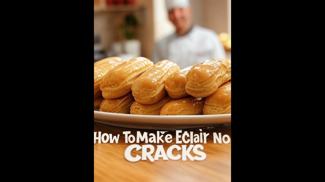 Guarda How To Make Eclair With No Cracks | Perfect Choux Pastry Tips #eclairs #chouxpastry #nocrackseclair su YouTube Guarda How To Make Eclair With No Cracks | Perfect Choux Pastry Tips #eclairs #chouxpastry #nocrackseclair su YouTube