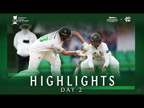 HIGHLIGHTS | Leicestershire vs Nottinghamshire | Day 2 | Rothesay County Championship