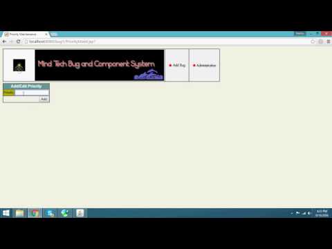 Bug Tracking System j2ee Application Project