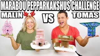MARABOU PEPPARKAKSHUS CHALLENGE *TOMAS VS MALIN*