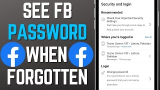 How to Check Your Facebook Password If Forgotten 2023?