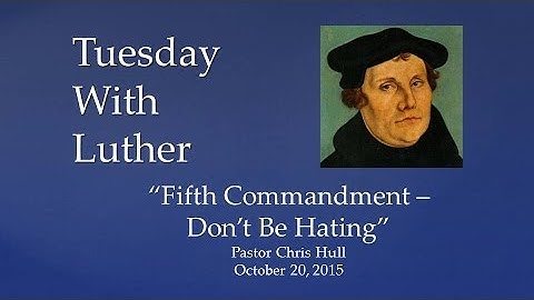 TWL Fifth Commandment - Don