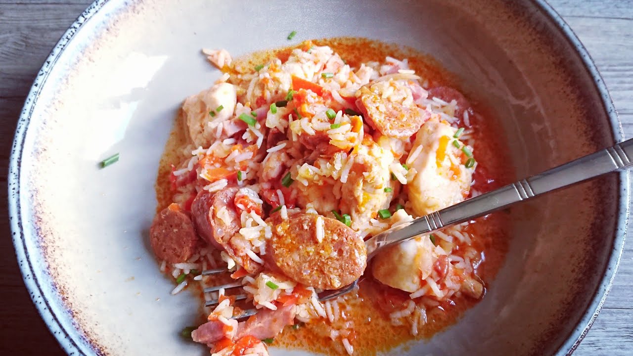 Recette de la marmite de poulet espagnole ou paella express avec l Ultra pro Tupperware
