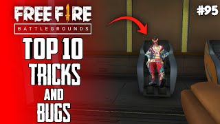 Top 10 New Tricks In Free Fire | New Bug/Glitches In Garena Free Fire #95
