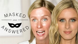 Nicky Hilton Reviews a Paris Hilton Face Mask | Masked And Answered | Marie Claire