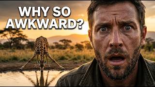Why Is Drinking Water So Complicated for a Giraffe